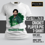 Customized T-Shirt | Cricket Player | Muhammad Rizwan T-Shirt